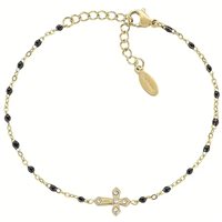 Armband Amen Acciaio donna in Stahl Zircone ACBRCRSMGN